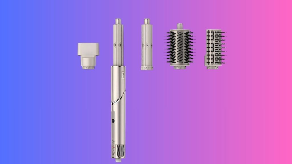 Secador Escova De Cabelo Shark Flexstyle Air Styling Hd430 Dourado